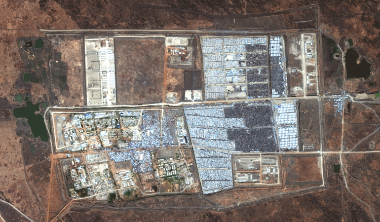 One of the coolest uses for satellite imagery is responding to a refugee crisis.