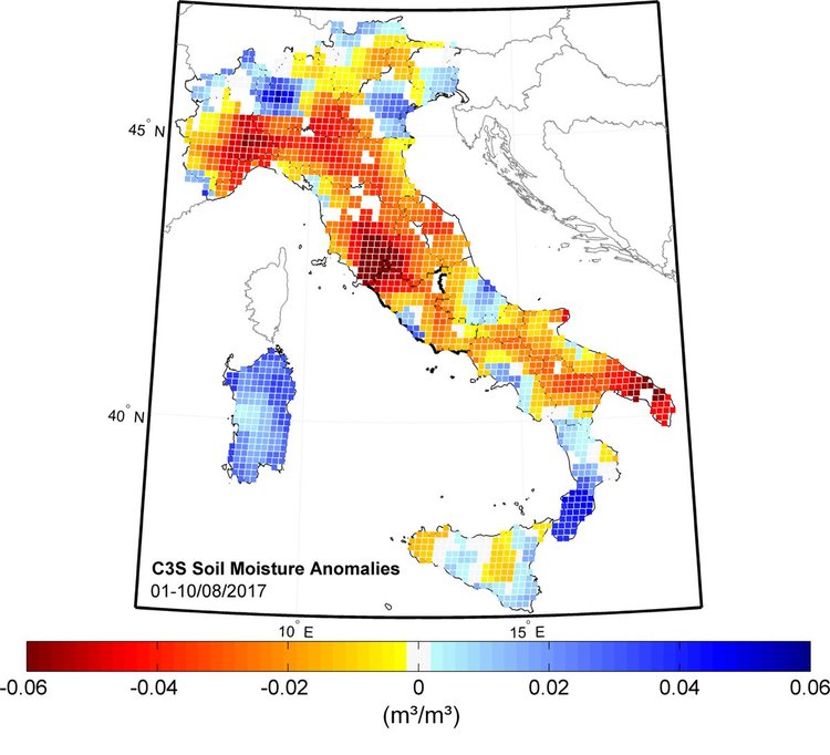 Improving flood forecasting with Earth observation data in Italy with C3S Soil Moisture Anomalies 