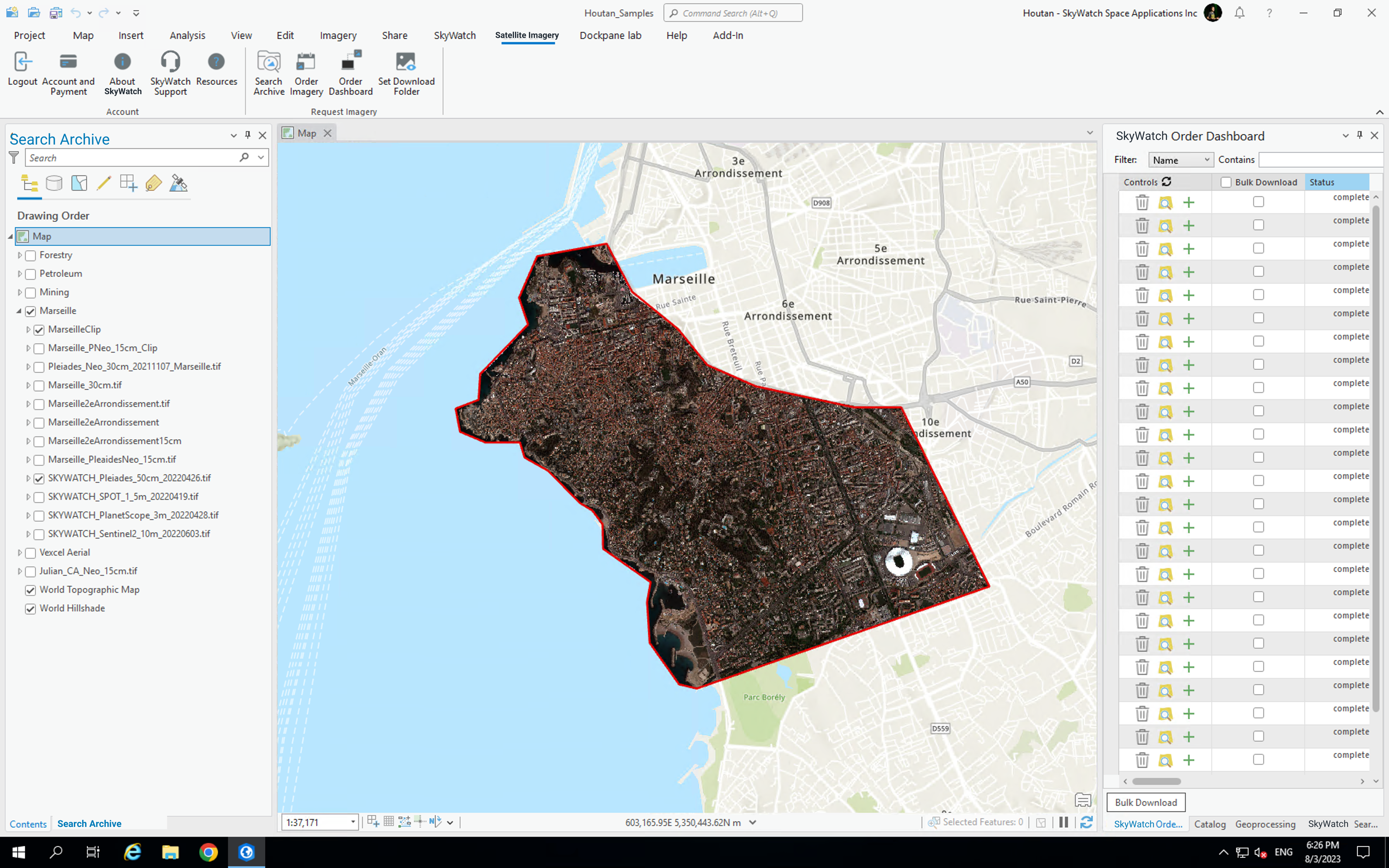 Start using geospatial content without leaving your GIS software