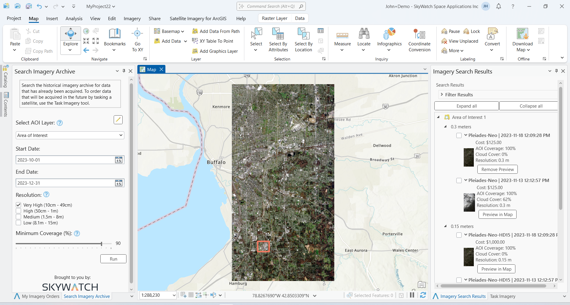 ArcGIS Add-In - SkyWatch
