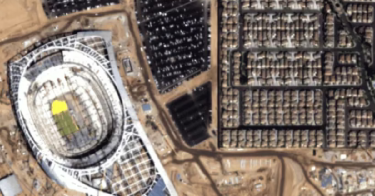 Satellite Imagery – Architecture, Engineering and Construction Satellite imagery of a construction project